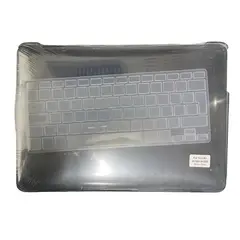 GENERICO - Carcasa Case Para Mac Air 13 A1466 Protector Teclado Español Negro