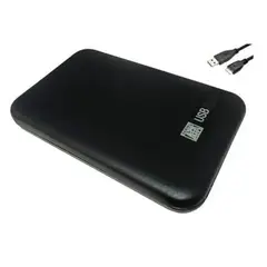 GENERICO - Caja Disco Duro Externo 2.5 Convierte Sata A Usb 2.0 Negro