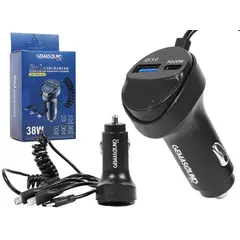 RAMITECH - Cargador De Celular Para Carro 3 En 1 Gemasound