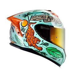 SHAFT - CASCO INTEGRAL PRO 610 DV EVO LA BUENA VIDA VERDE CLARO TALLA S