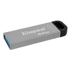 KINGSTON - Memoria Usb 64gb 3.2 Metal Alta Velocidad Dtkn/64gb Color Negro