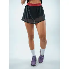 NO RULES - FALDA SHORT DEPORTIVA VINOTINTO.