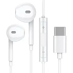 1HORA - Audifonos Tipo C Manos Libre Compatible Android y Iphone