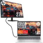 HP - COMBO PORTATIL AMD RYZEN 5 7520U SSD 512GB RAM 16GB LED + MONITOR 27 FHD