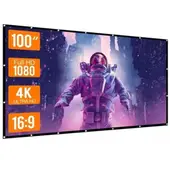 GENERICO - Telon Importado U S A 100 Video Beam Proyector Quierobeam