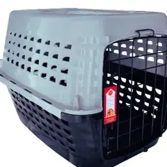 GENERICO - Guacal Mascota Jaula Viaje Avion Perro Gato Razas Seguridad