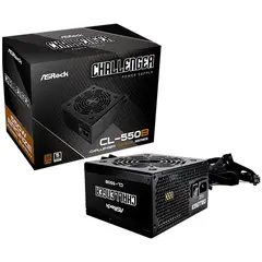 ASROCK - Fuente De Poder Chanllenger 550W 80+PLUS BRONZE CL-550B
