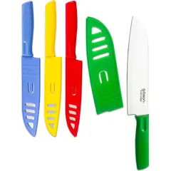 GIBSON - Cuchillo Profesional Ergonómico 4 und Estuche Multicolor