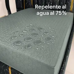 GENERICO - Protector Repelente al agua 200 x 200 + Fundas Harmony Home