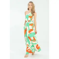 RAGGED - Vestido mucura Verde masmelo