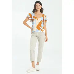 RAGGED - Blusa malacai Azul claro Ragged.