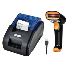 GENERICO - Combo Impresora Térmica De 58mm + Lector De Codigo De Barras