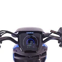 EMOVE - Bicicleta eléctrica Luigi Azul Max 35 Km/h 350w