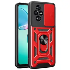 GENERICO - Funda Case Protector Slider Compatible Honor 200 Pro Rojo