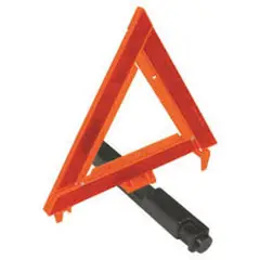 TRUPER - Triangulo de seguridad de plastico con reflejo 44 CM
