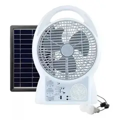 GENERICO - RADIO-VENTILADOR SOLAR 8 GD-8029