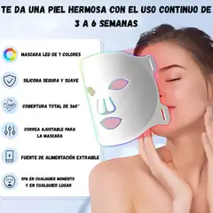 GENERICO - Mascara Facial Silicona Led