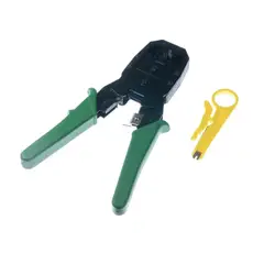 GENERICO - Pinza Ponchadora Red Rj45 Rj11 Rj9 3 En 1 + Pela Cable