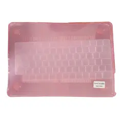 GENERICO - Carcasa Case Para Mac Air 13.6 A2681 Protector Teclado Español Rosada