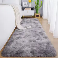 PIX LINK - Alfombra para Peluda Sala Habitación Pie De Cama 60150cm