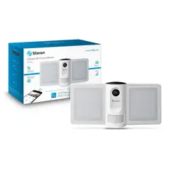 STEREN - Camara de seguridad Wi-Fi fija Full HD con reflector CCTV-500
