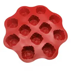 ORQUIDEA - Molde silicona florecitas x 12