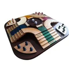 GENERICO - PARQUES DE 4 PUESTOS EN MADERA DISEÑO MODERNO