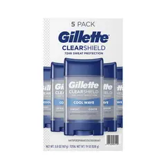 GILLETTE - Desodorante Cool Wave Gel x 5 x 107Grs