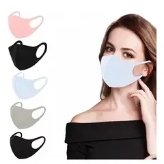 VIA7 - Set x 5 tapabocas mujer colores tela delgada lavables antifluido