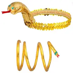 GENERICO - Accesorios De Disfraz Egipcia Corona Y Brazalete Dorado