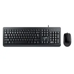 GENIUS - Combo Teclado Y Mouse Ergonómico KM-160 Conexión USB