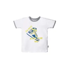 BIGBOYS - Camiseta Rib Air Blanca Niño