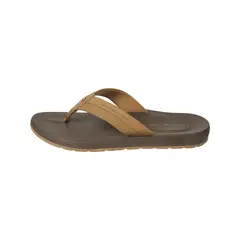 TOMMY HILFIGER - Sandalias khaki con logo en tiras texturizadas