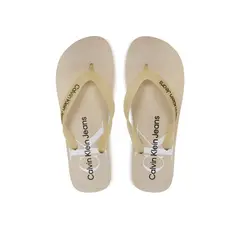 CALVIN KLEIN - Sandalias Blanco De Playa Con Monologo
