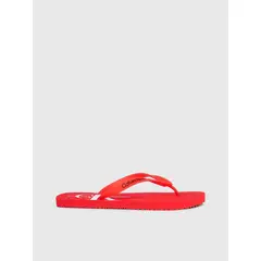CALVIN KLEIN - Sandalias Naranja De Playa Con Monologo