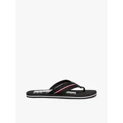 TOMMY HILFIGER - Sandalias negro con cinta distintiva