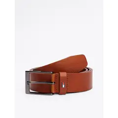 TOMMY HILFIGER - Cinturón marrón de cuero tonal