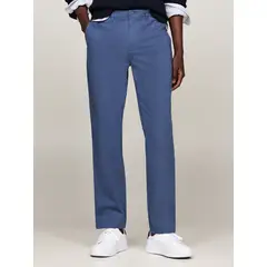 TOMMY HILFIGER - Pantalón azul chino Denton con pierna recta