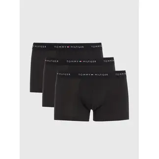 TOMMY HILFIGER - Pack negro de 3 bóxer trunk essential