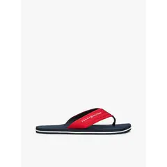 TOMMY HILFIGER - Sandalias rojo de tela trenzada con logo