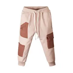 BIGBOYS - Pantalon Sudadera Bolsillo Beige Niño