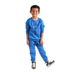 BIGBOYS - Conjunto Sudadera Tanjiro Azul Niño