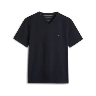 TOMMY HILFIGER - Camiseta azul de Cuello en V
