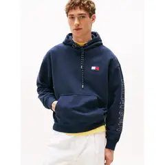 TOMMY HILFIGER - Buzo azul amplio con capota Hilfiger Sailing