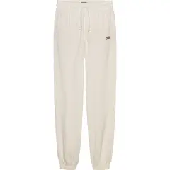 TOMMY HILFIGER - Joggers blanco Signature amplios con bajo elástico Tommy Jeans