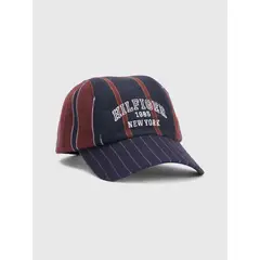 TOMMY HILFIGER - Gorra azul Prep de raya diplomática