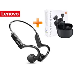 LENOVO - Audifonos Conducción Ósea X4 + Xioami Redmi 4 Active