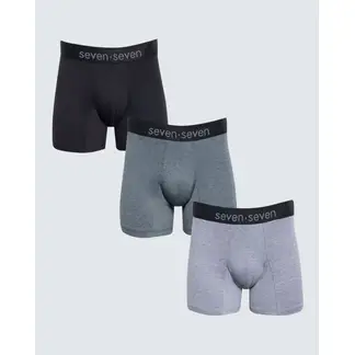 SEVEN SEVEN - Boxer Para Hombre Fleat Seamer Medio Color Negro Marca #45000357