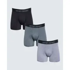 SEVEN SEVEN - Boxer Para Hombre Fleat Seamer Medio Color Negro Marca #45000357