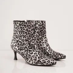 CALZADO ADRENALINA - Botin de tacón puntilla tipo animal print help